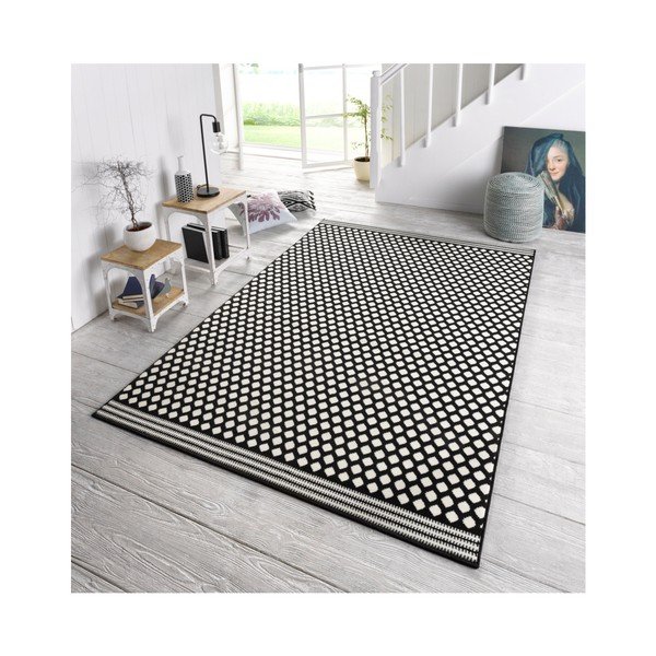 Tappeto bianco e nero , 70 x 140 cm Spot - Zala Living-image-3