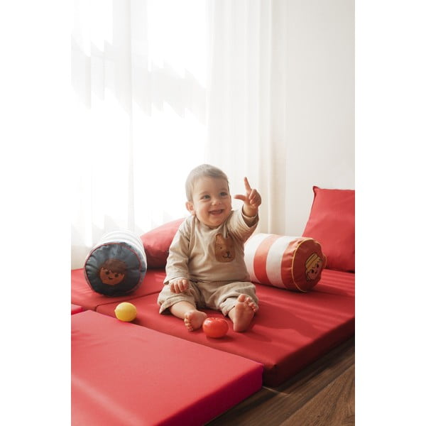 Cuscino in velluto da bambini Stripes - Playmobil-image-4