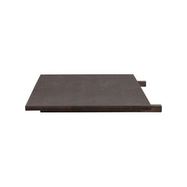 Piano d'appoggio aggiuntivo per tavolo da pranzo in rovere massiccio 90x45 cm Derrymore – Rowico-image-2