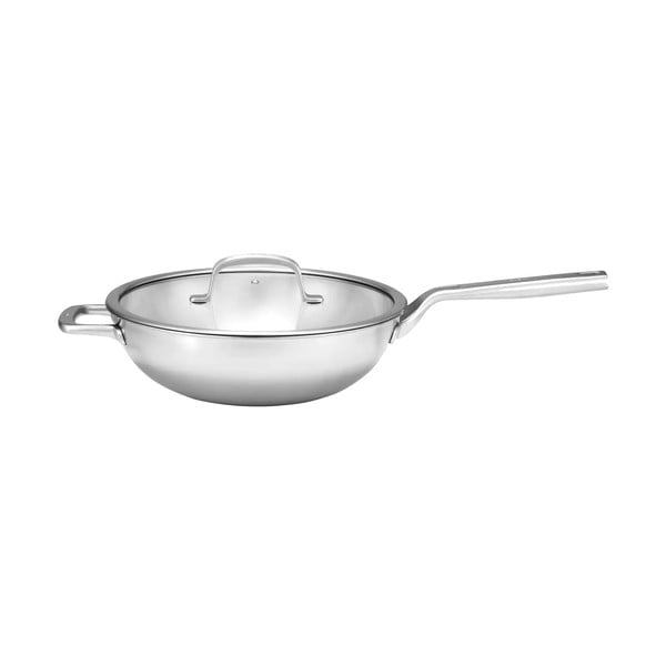 Padella wok in acciaio inox con coperchio ø 30 cm Chili Ta – FABINI