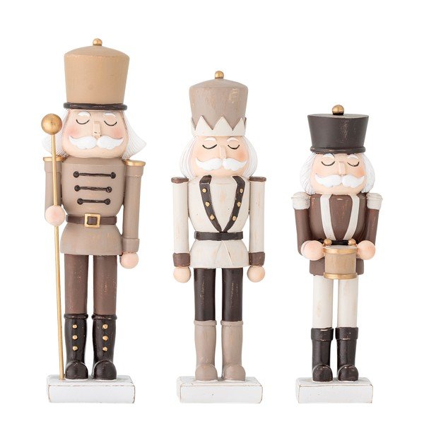Statuette natalizie in set in poliresina 3 pz (altezza totale 27 cm) Darryl – Bloomingville