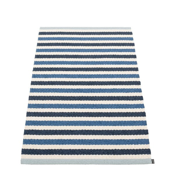 Tappeto da interno/esterno blu/color crema 70x120 cm Teo Denim – Pappelina