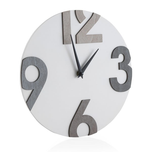 Orologio da parete bianco Timey - Geese