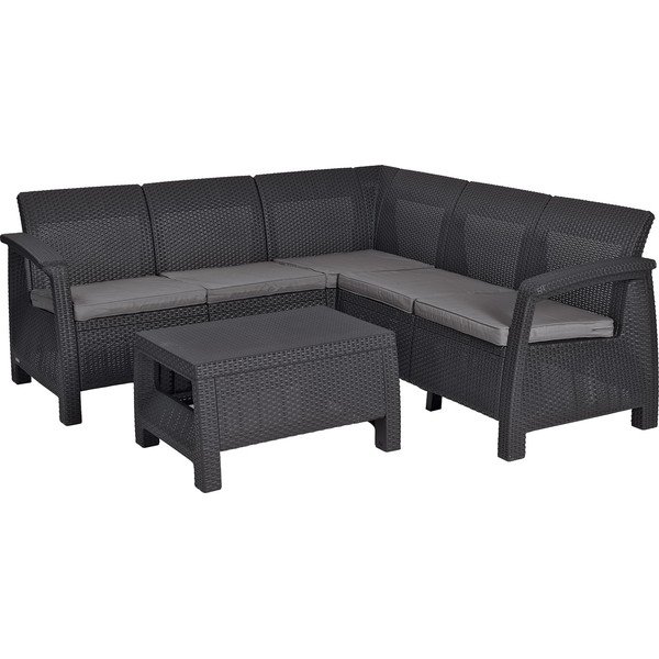 Set da giardino grigio Relax Bahamas - Keter