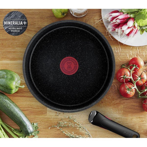 Set di pentole in alluminio 8 pezzi INGENIO Black stone L3998802 - Tefal-image-3