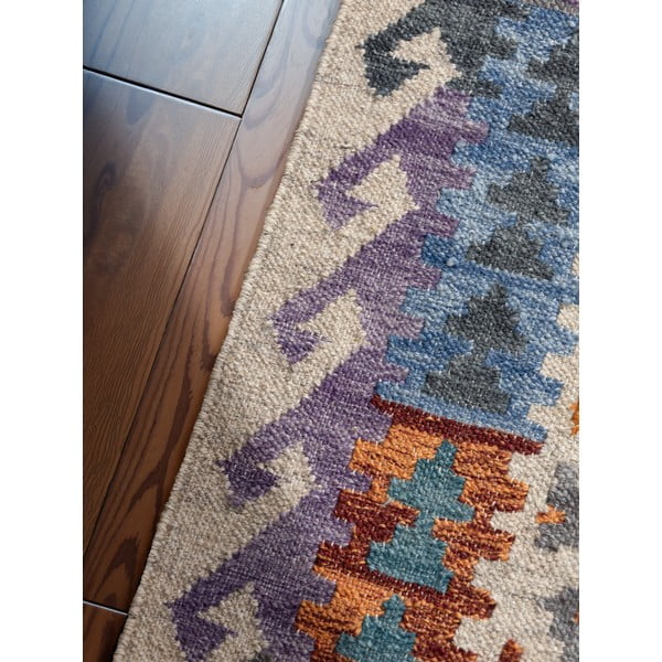 Tappeto in lana reversibile/tessuto a mano 120x170 cm Kamal Oasis – Nouristan-image-4