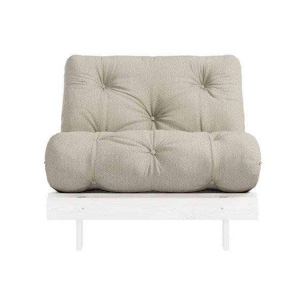 Poltrona variabile Bianco/Lino Beige Roots - Karup Design-image-3