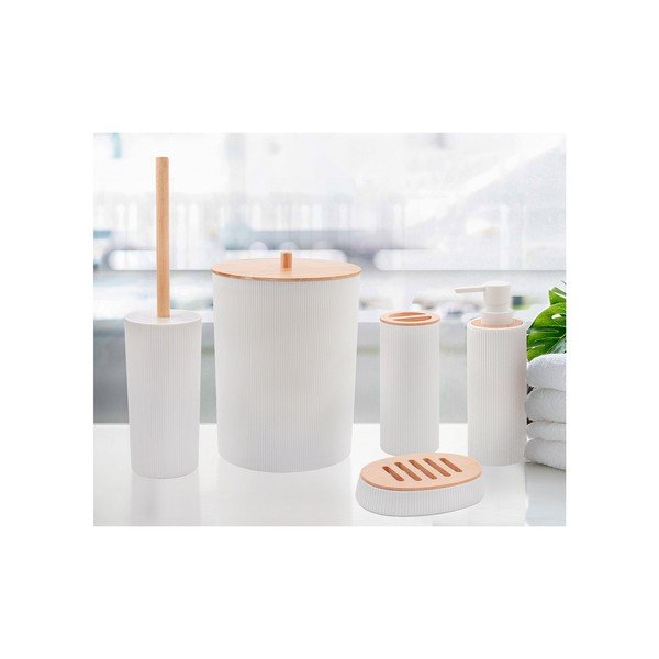 Set di accessori da bagno bianchi - Foutastic-image-1
