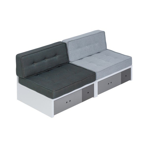 Schienale grigio-blu per divano modulare Custom - Vox-image-2