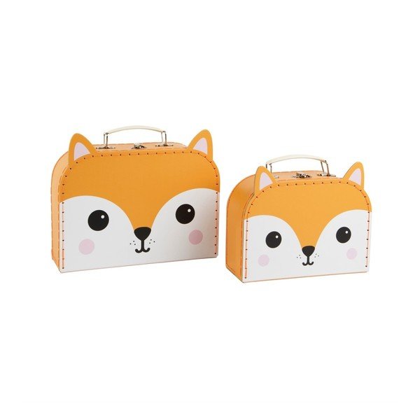 Sada 2 kufříků Sass & Belle Hiro Fox Kawaii