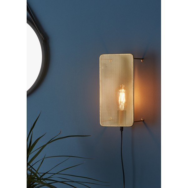 Lampada da parete in oro Mesh Wall Gold - Markslöjd-image-3