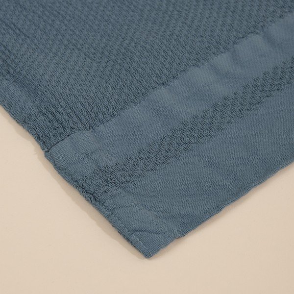 Copriletto in cotone blu per letto matrimoniale 160x220 cm Hasir - Mijolnir-image-2