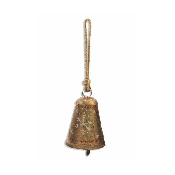 Vánoční závěsná dekorace Villa d'Este Bell Campana Oro Decorata Grande