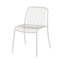 Sedia da esterno grigio chiaro in metallo Yua Wire – Blomus