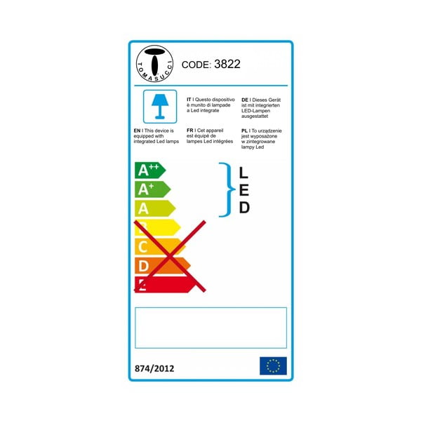 Lampada da parete color oro, ø 15 cm Ring - Tomasucci-image-4