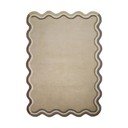 Tappeto di colore naturale in lana tessuto a mano 200x290 cm Leo Scallop – Flair Rugs