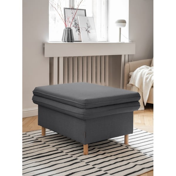 Poggiapiedi grigio scuro Simon - Miuform-image-4