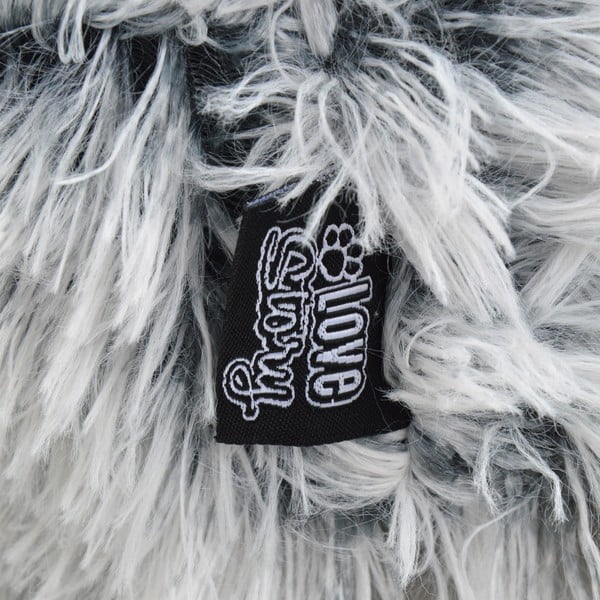 Cuccia bianca per cane 100x70 cm Fluffy Heather – Love Story-image-4