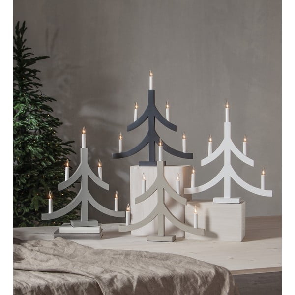 Decorazione luminosa natalizia grigio scuro Pagod - Star Trading-image-2