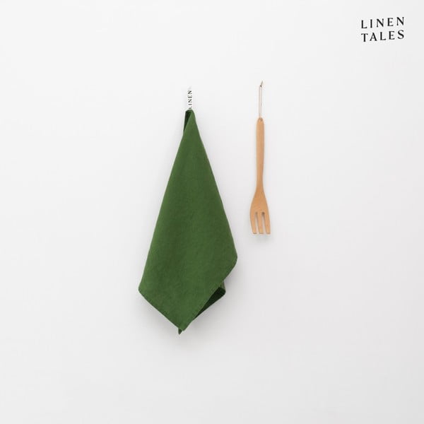 Strofinaccio in lino 45x65 cm True Green – Linen Tales