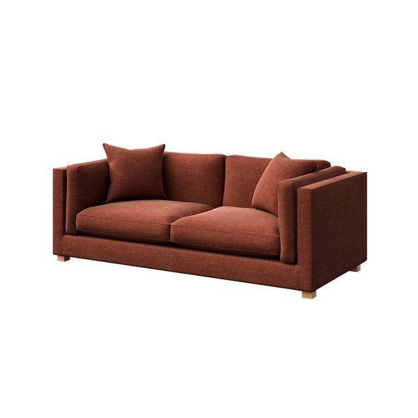 Divano color mattone 235 cm Pomo - Ame Yens-image-2
