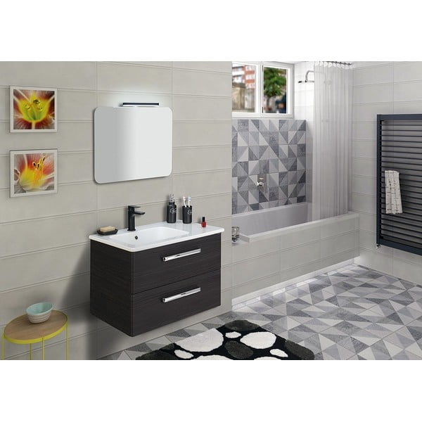 Rubinetto per lavandino in nero opaco verticale Spy – Sapho-image-3