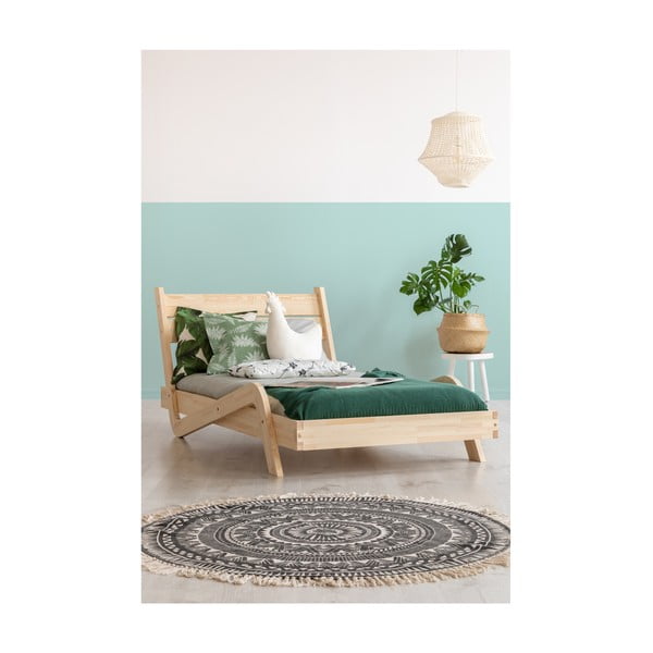 Letto per bambini in legno di pino Zigzag, 80 x 200 cm - Adeko-image-2