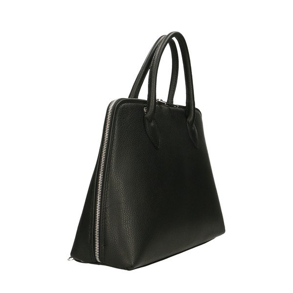 Borsa in pelle nera Parula - Chicca Borse-image-1