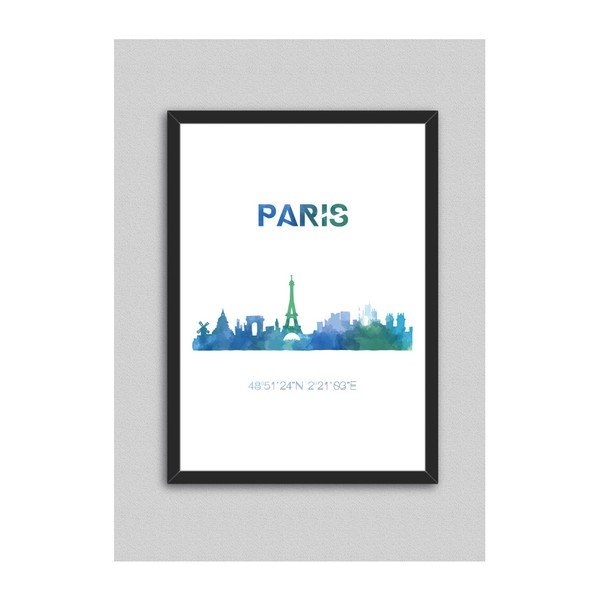 Pittura Parigi, 33 x 43 cm North Carolina - North Carolina Scandinavian Home Decors