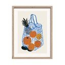 Dipinto stampato con cornice inclusa 30x40 cm Summer Fruit – Styler