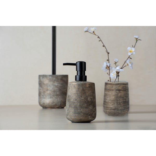 Set di accessori da bagno in ceramica marrone Fedio - Wenko-image-1