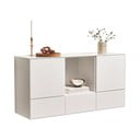 Cassettiera bassa sospesa bianca 135x68 cm Edge by Hammel - Hammel Furniture