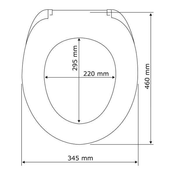 Sedile per wc bianco con chiusura facilitata , 47 x 35,5 cm Calla - Wenko-image-3