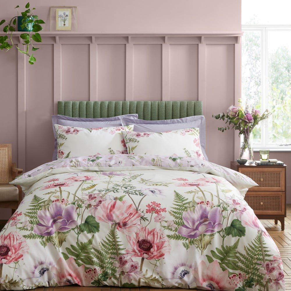 Biancheria da letto in cotone per letto singolo 135x200 cm Serenity Garden – RHS | Biancheria da letto