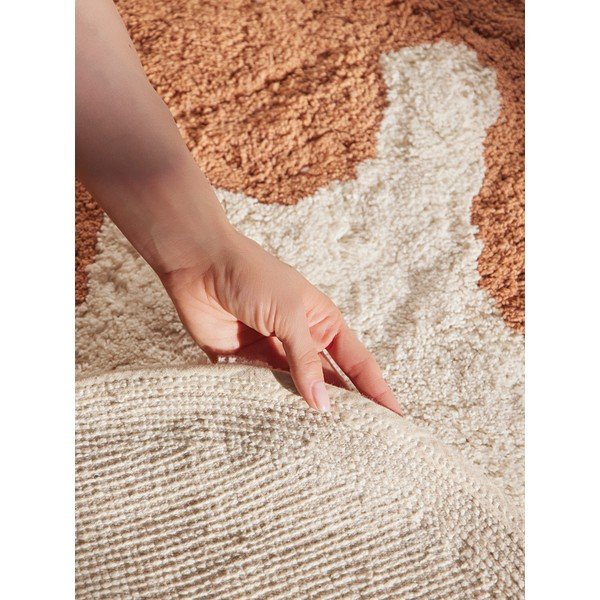 Tappeto per bambini arancione/color crema in cotone lavabile/tessuto a mano 140x200 cm Snuggle Doro – Hanse Home-image-4