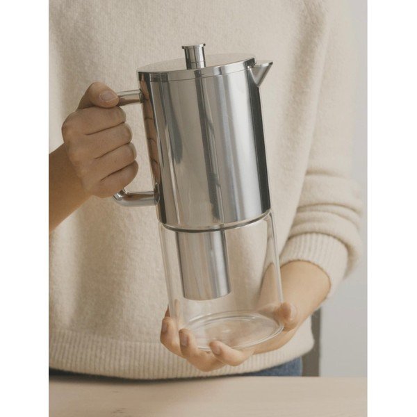 Caraffa con filtro in vetro Brus – Stelton-image-1