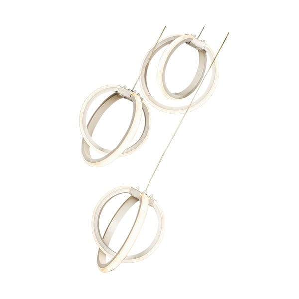 Lampadario LED bianco in metallo ø 20 cm Sezen – Squid Lighting-image-3