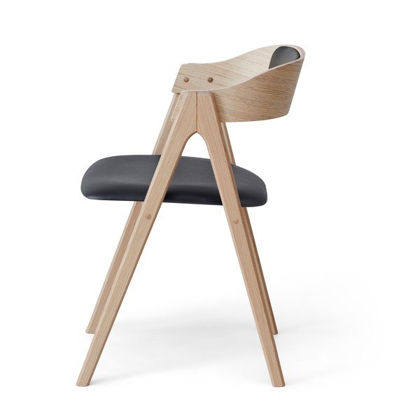 sedia da pranzo in pelle Mette - Hammel Furniture-image-4