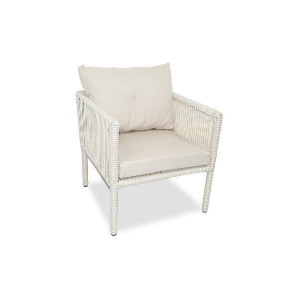 Set da giardino in rattan artificiale beige per 2 persone Shangai 2 - Floriane Garden-image-2