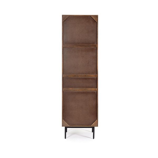 Armadietto di colore naturale in mango massiccio 55x190x40 cm Tadita – Bizzotto-image-3