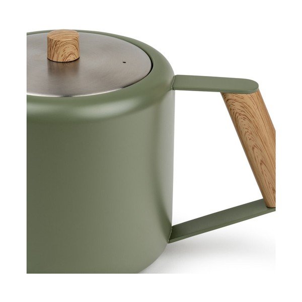 Teiera verde in acciaio inox 1,1 l Duet Boston – Bredemeijer-image-3