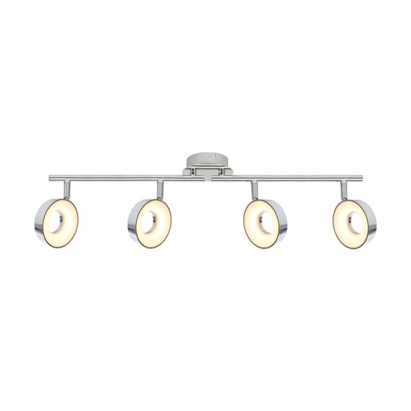 Plafoniera LED in argento lucido 71x10 cm Isla - Candellux Lighting