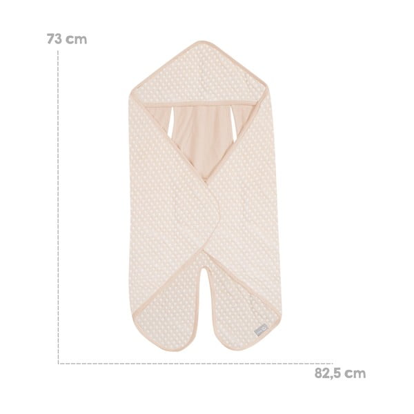 Copertina per neonati per seggiolino beige in cotone 73x82,5 cm Frosty Almond – Roba-image-1