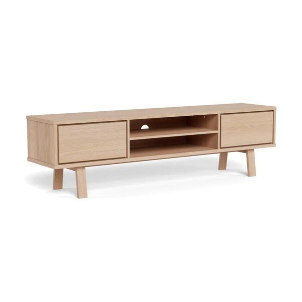 Mobile TV colore naturale chiaro impiallacciato 180x50x40 cm Lamberth – Actona