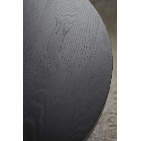 Tavolino rotondo nero in rovere ø 110 cm Boxford - Rowico-image-4
