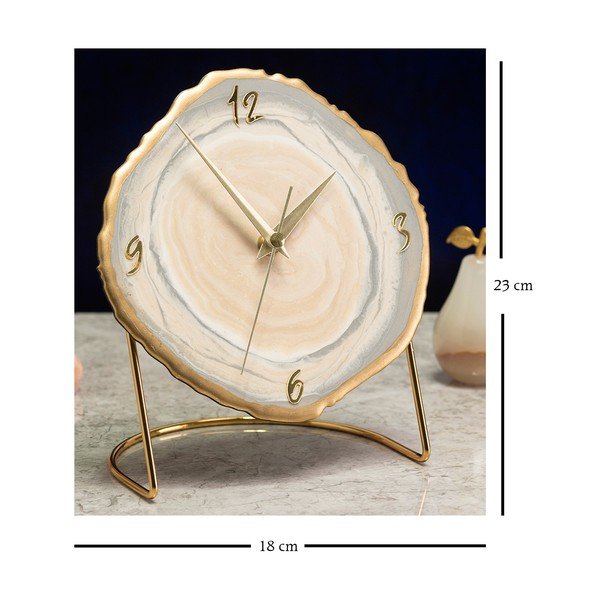 Orologio da tavolo ø 18 cm Epoxy - Mioli Decor-image-2