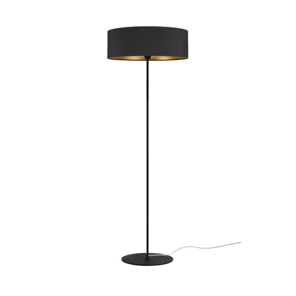 Lampada da terra nero/oro (altezza 129 cm) Tres - Sotto Luce