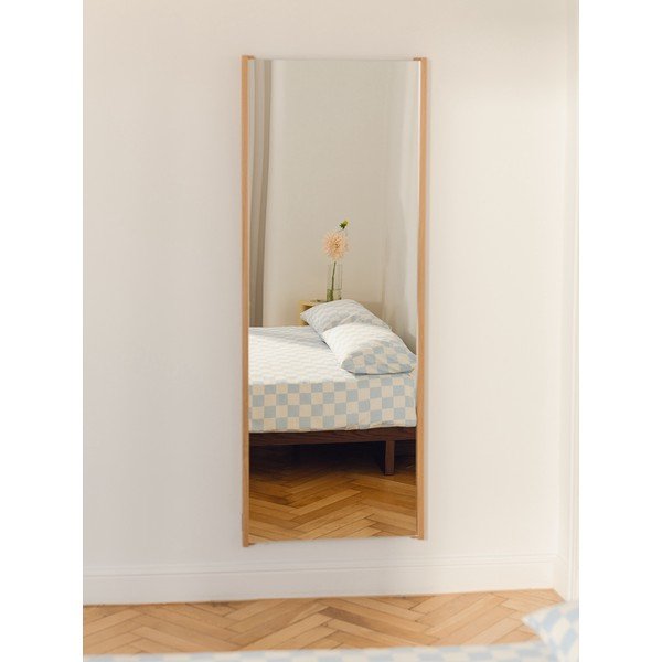 Specchio da parete con telaio in legno massiccio 60x160 cm Lun – noo.ma-image-1