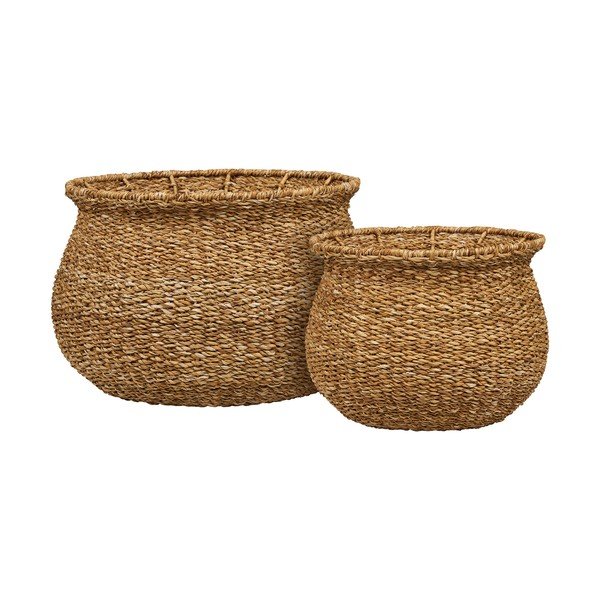 Set di vasi per fiori in erba marina 2 pz ø 46 cm Eden – House Nordic