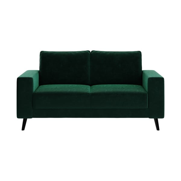 Divano in velluto verde scuro , 168 cm Fynn - Ghado